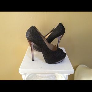 Sexy black stilettos.